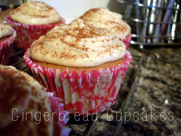 gingerbread cupcakes